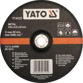 Yato tisztítókorong fémre 230 x 6,0 x 22,2 mm