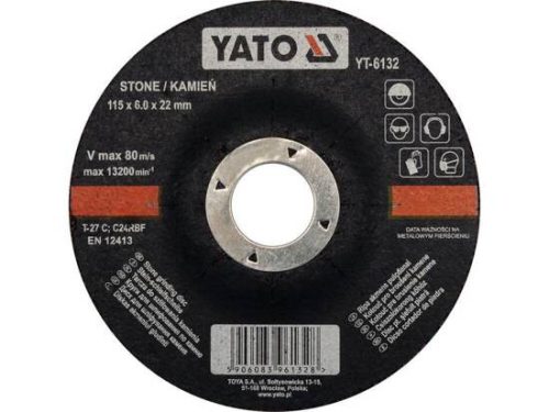 Yato tisztítókorong kőre 115 x 6,0 x 22,2 mm