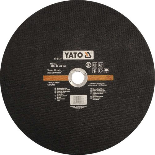 Yato vágókorong fémre 400 x 4,0 x 32 mm