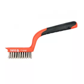 Yato drótkefe 180 mm 5 soros inox