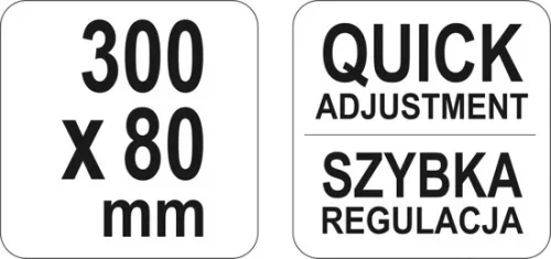 Yato gyorscsavarszorító 300 x 80 mm nagy szorítóerővel