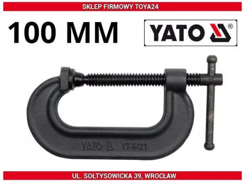 Yato c szorító 100 mm 2980 kg
