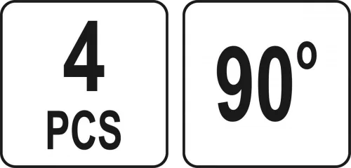 Yato sarok szorító / rögzítő 5-22 mm (4 db/cs)