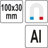 Yato Puha satu szorítópofa 100 x 30 mm (2 db/cs)