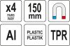 Yato satu szorítópofa készlet 8 részes (4 pár) 150 mm