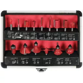 Yato felsőmaró készlet 15 részes 6 mm