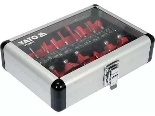 Yato felsőmaró készlet 15 részes 6 mm