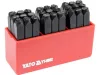 Yato betűbeütő készlet 6 mm 27 részes