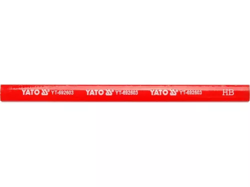 Yato ácsceruza 175 mm fára piros (3 db/csomag)