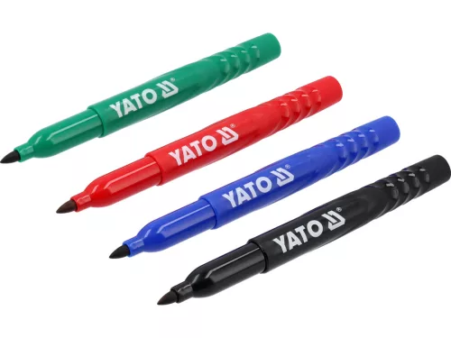 Yato filctoll készlet 4 db, fekete-zöld-kék-piros