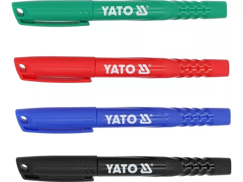 Yato filctoll készlet 36 db, fekete-zöld-kék-piros