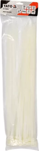 Yato kábelkötegelő fehér 450 x 9,0 mm (50 db/cs)