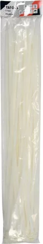 Yato kábelkötegelő fehér 700 x 9,0 mm (50 db/cs)