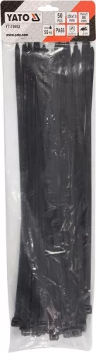 Yato kábelkötegelő fekete 350 x 7,6 mm (50 db/cs)