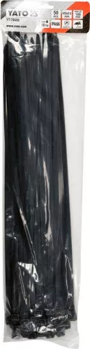 Yato kábelkötegelő fekete 450 x 9,0 mm (50 db/cs)
