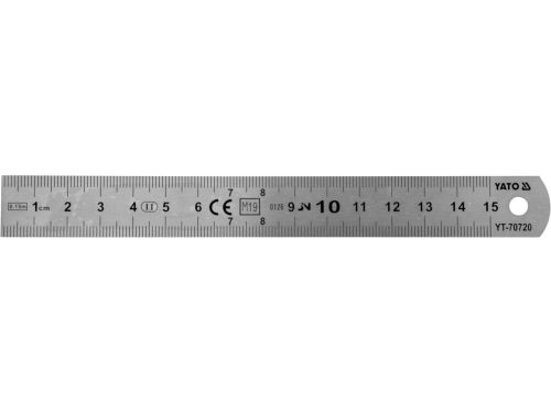 Yato vonalzó inox 150 mm