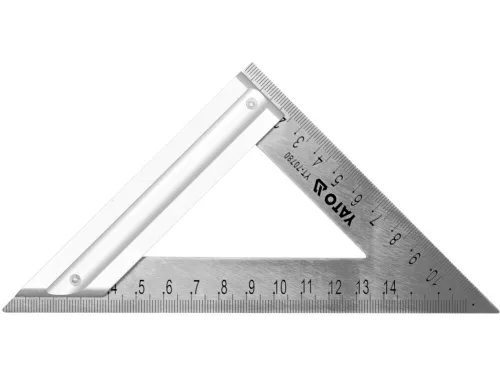 Yato derékszög vonalzó 170 mm inox