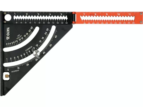 Yato talpas derékszög vonalzó 290 x 185 mm alumínium