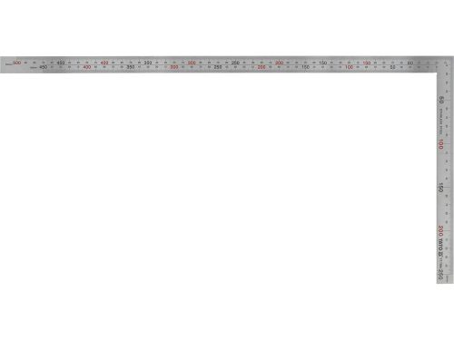 Yato derékszög 500 x 250 mm inox