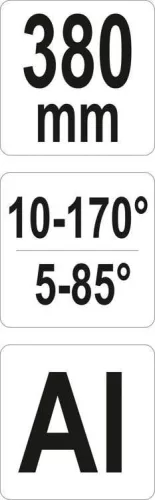 Yato szögmérő 10-170°