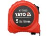 Yato mérőszalag 5 m x 19 mm piros