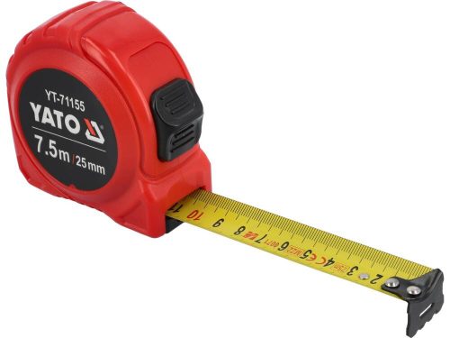 Yato mérőszalag 7,5 m x 25 mm
