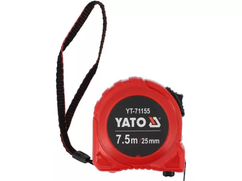 Yato mérőszalag 7,5 m x 25 mm