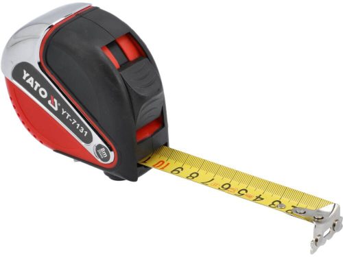 Yato mérőszalag 8 m x 25 mm mágneses  csúszásmentes felülettel