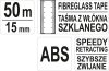 Yato üvegszálas mérőszalag 50 m x 15 mm