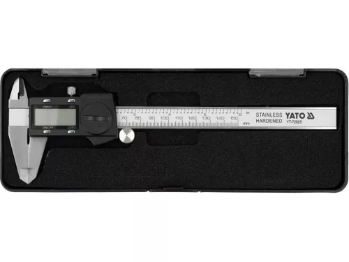 Yato digitális tolómérő 150 mm, 0,03 mm, vízálló