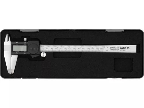 Yato digitális tolómérő 200 mm, 0,03 mm, vízálló