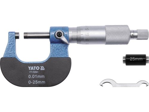 Yato mikrométer 25-50 mm +/-0,01 mm mechanikus