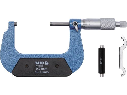 Yato mikrométer 50-75 mm +/-0,01 mm mechanikus