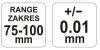 Yato mikrométer 75-100 mm +/-0,01 mm mechanikus
