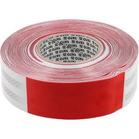 Yato fényvisszaverő szalag, fehér-piros 49 mm x 45,7 m