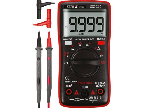 Yato digitális multiméter TRUE RMS 235 V