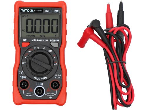 Yato digitális multiméter TRUE RMS LCD 4000