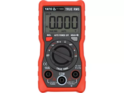 Yato digitális multiméter TRUE RMS LCD 4000