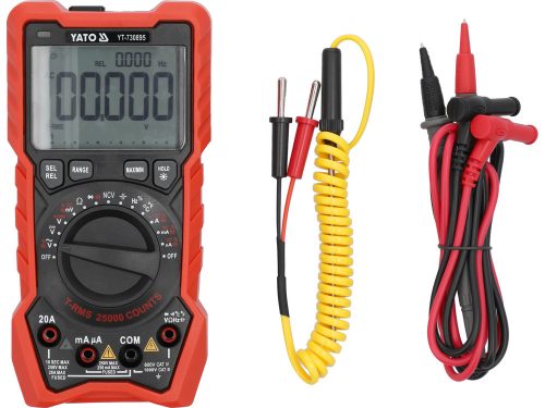 Yato digitális multiméter TRUE RMS LCD 25000