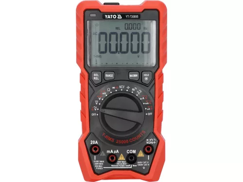 Yato digitális multiméter TRUE RMS LCD 25000