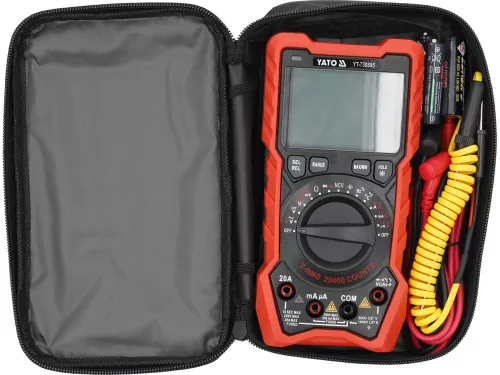 Yato digitális multiméter TRUE RMS LCD 25000