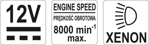 Yato stroboszkóp lámpa xenon 12 V