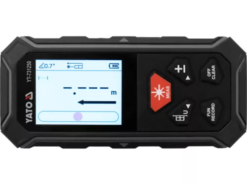 Yato kétirányú lézeres távolságmérő 2x100 m
