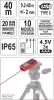 Yato lézeres távolságmérő 0,2-40 m IP65