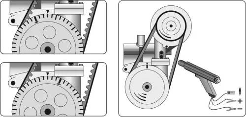 Yato stroboszkóp lámpa xenon 12 V 0-60 fok