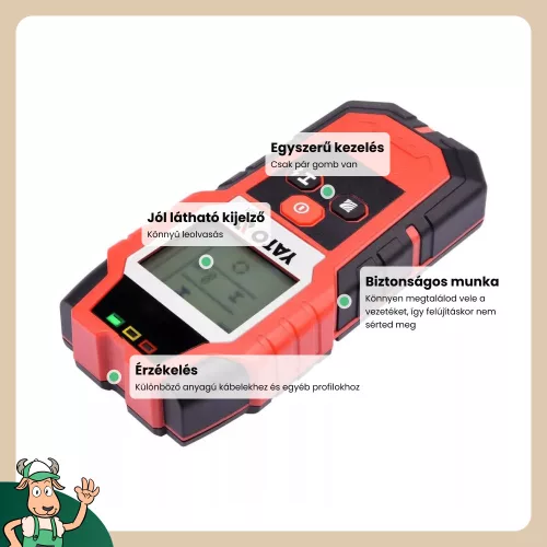 Yato digitális kereső műszer