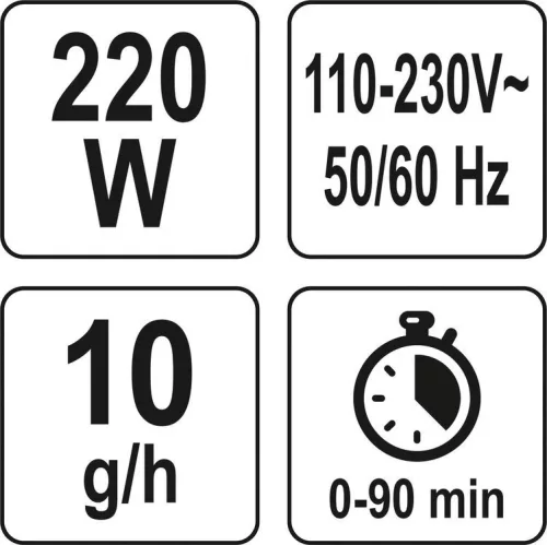 Yato ózongenerátor 10 g/h 220 W