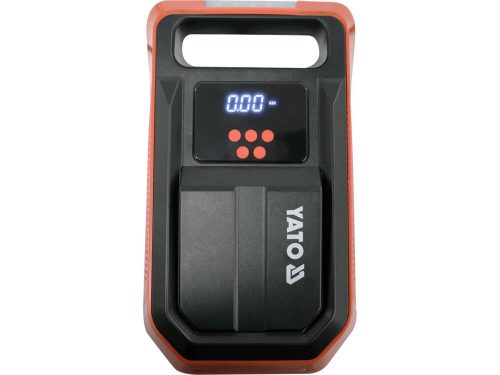 Yato autós kompresszor 12V 10 bar LCD kijelzővel, LED lámpával