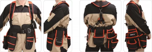 Yato szög és szerszámtartó övtáska vállhevederrel