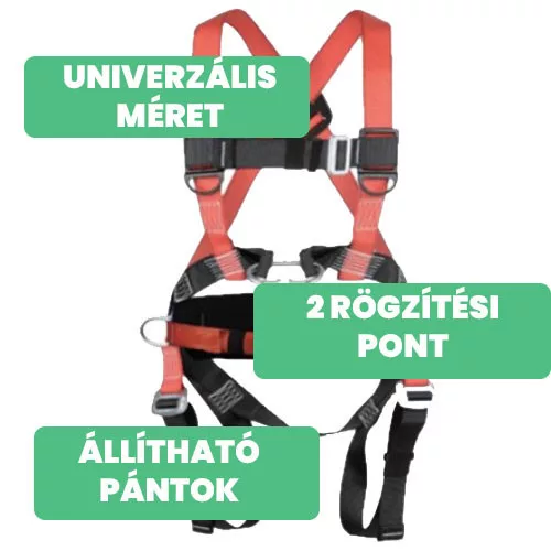 Yato biztonsági heveder magaslati munkákhoz